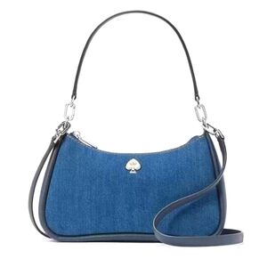 NWT Kate Spade Kayla Denim Convertible Shoulder Bag